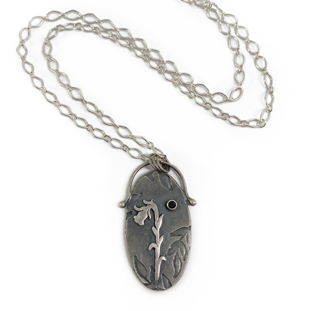 1995s Sper Rare! 【 KOIZUMI 】Pipe Pendant Opera Length Ghost Pipe Necklace + Black Spinel – Young Crone Jewelry