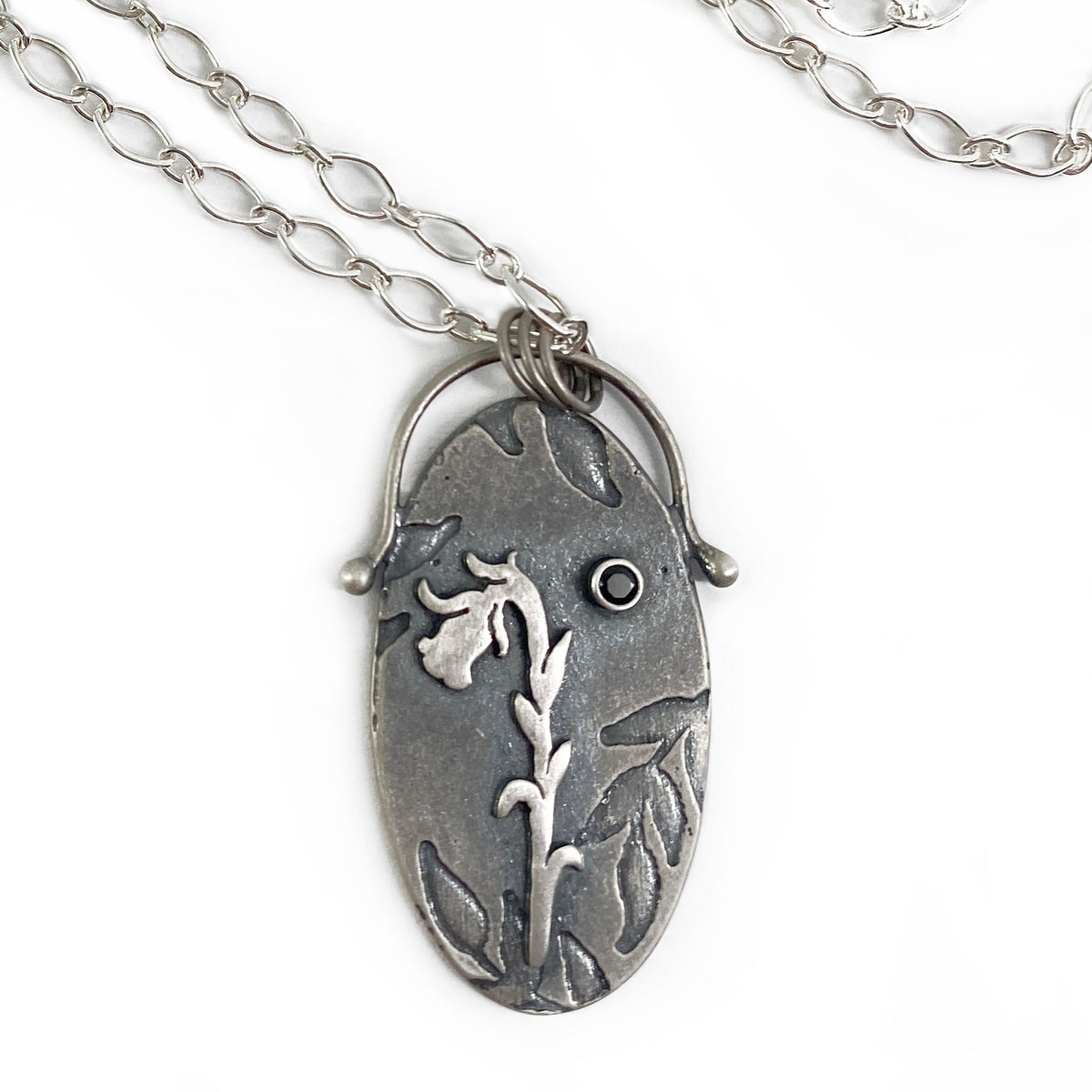 Opera Length Ghost Pipe Necklace + Black Spinel – Young Crone Jewelry