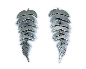 Articulating Fern Earrings ~ Made To Order
