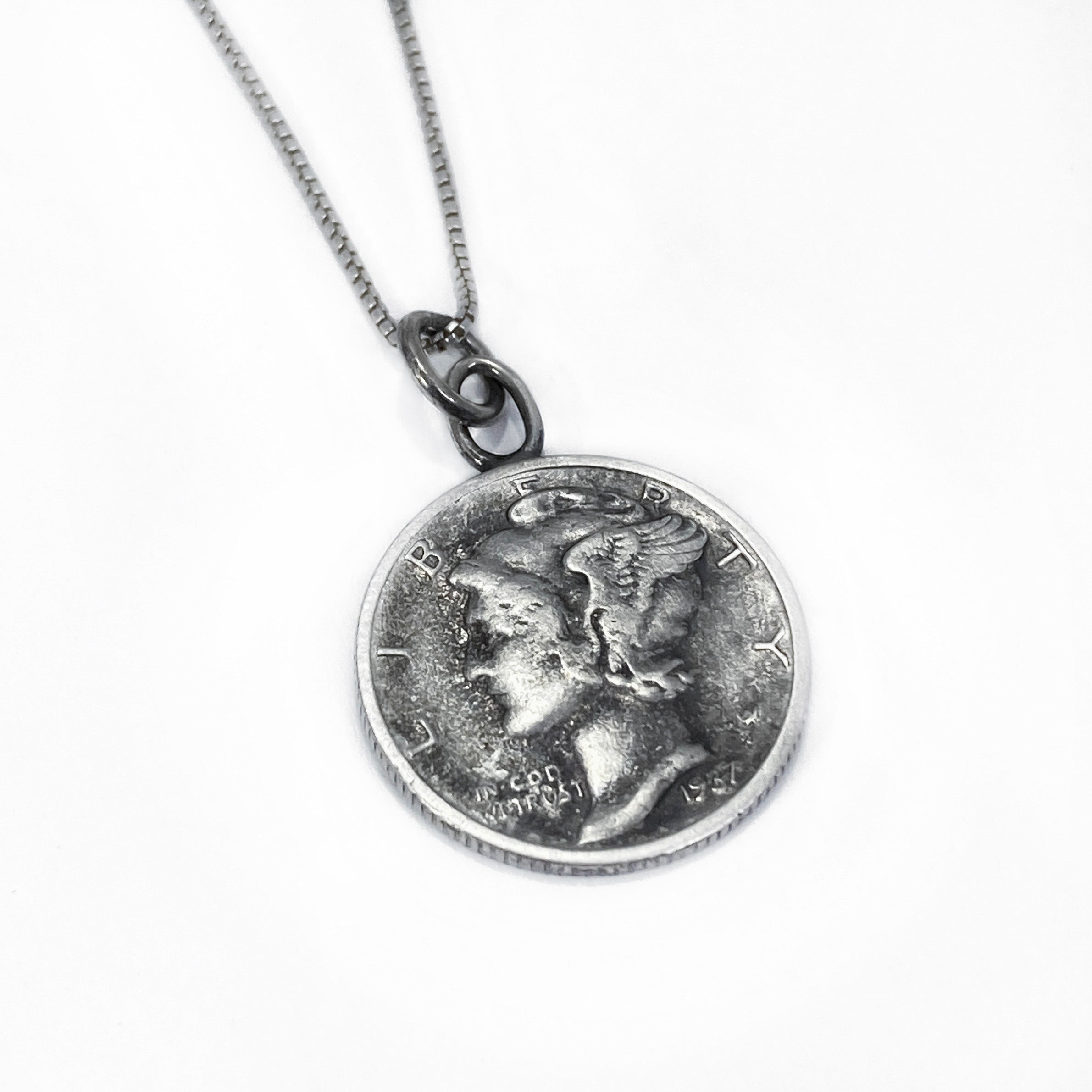 Mercury Dime Necklace