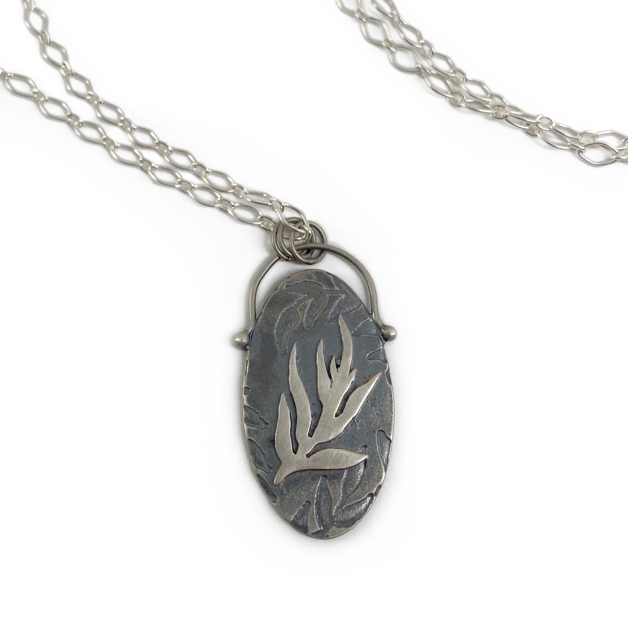 Opera Length Mugwort Necklace